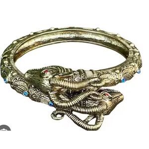 Camrose & Kross JBKennedy Double Ram Head Hinged Bracelet